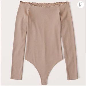 (WORN ONCE) Abercrombie & Fitch Nude Bodysuit
